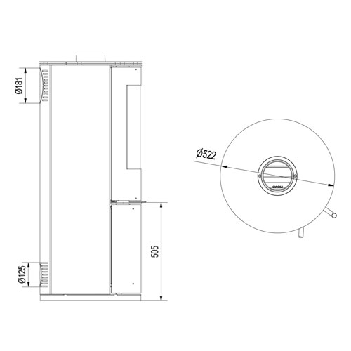 Kratki KOZA PICARD černá