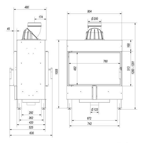 Kratki LUCY 14 T průhledová
