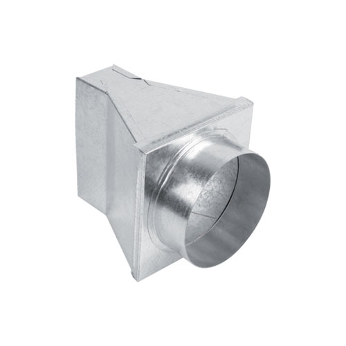 Kratki kanál přechod 180° 150x50/125 mm