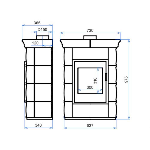 Thorma BORGHOLM TOP KERAMIK tmavě hnědá