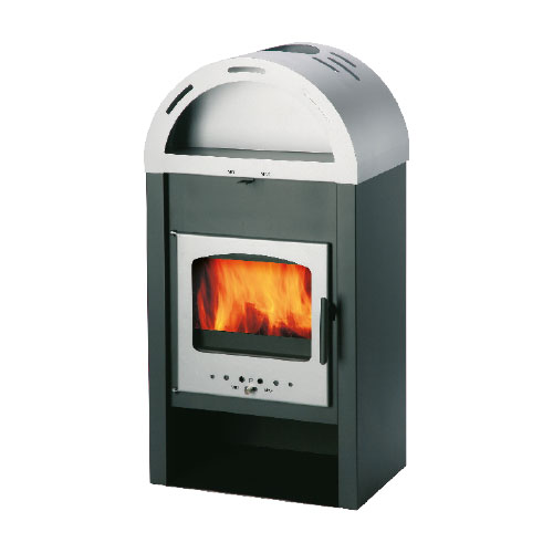 HAAS+SOHN VAASA PLUS III antracit, dvířka+víko stříbrné