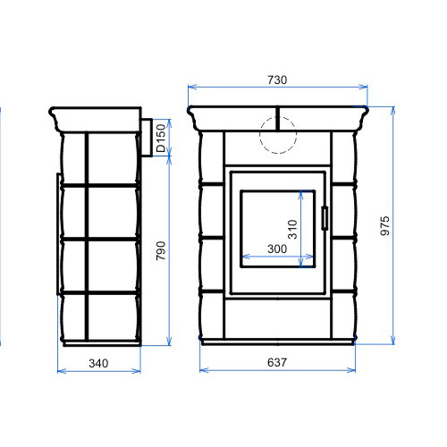 Thorma BORGHOLM TOP KERAMIK tmavě hnědá