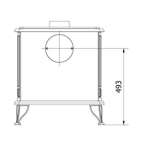Kratki KOZA K6 (130 mm), černá