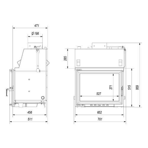 Kratki ZUZIA 15+TV rovné sklo+smyčka