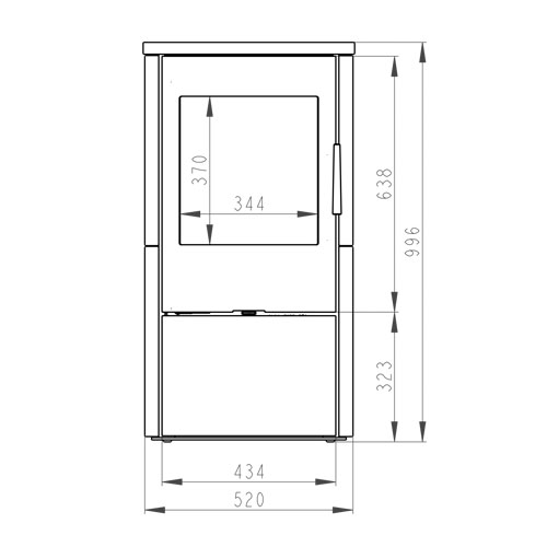 Romotop EVORA 01 keramika, černá matná 49400, korpus černý