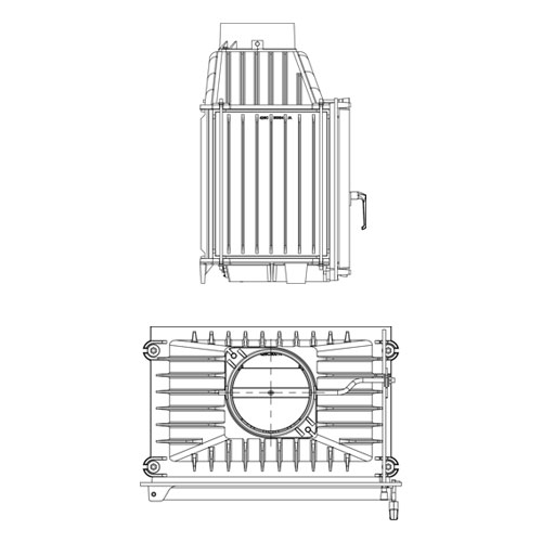 Kratki MAJA 8 rovné sklo