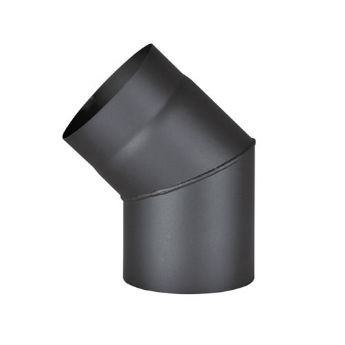Kouřovod koleno, 45°/125 mm