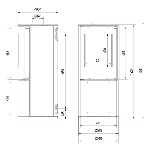 Kratki KOZA PICARD černá