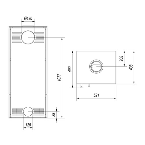 Kratki THOR VIEW černá