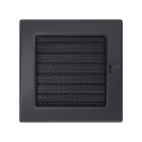 Kratki mřížka 17x17 grafit s žaluzií