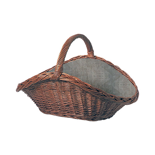 Lienbacher koš na dřevo proutěný s tkaninou 21.02.603.2