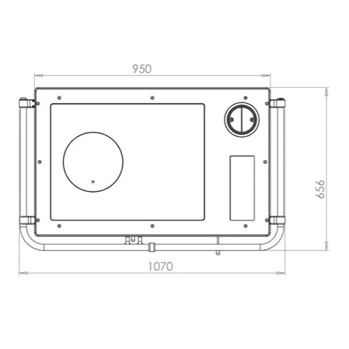 MBS SD MAGNUM PLUS sporák krémový levý 9,5kW