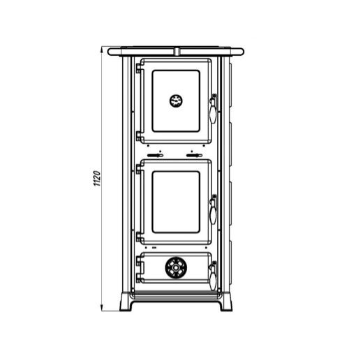 MBS SD OLYMPIA PLUS kamna černá 12,2 kW