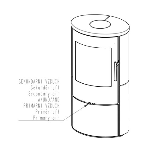 Romotop EVORA 01 keramika, slonová kost 92360, korpus černý