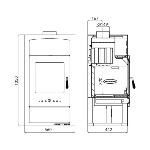 Haas+Sohn Adria II s TV černá, béžová dlažba