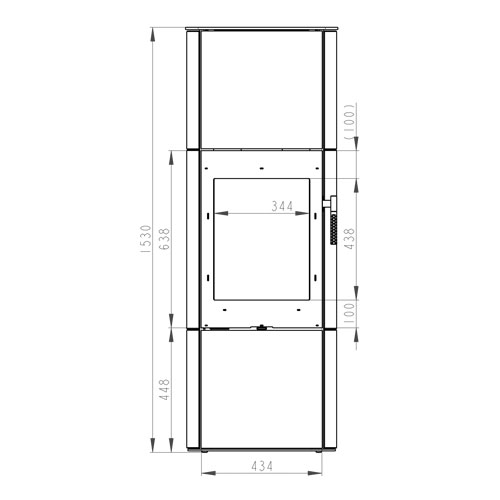 Romotop LUGO N 04 AKUM pískovec, korpus černý