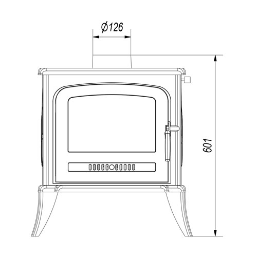 Kratki KOZA K7 ASDP s automatickou regulací černá