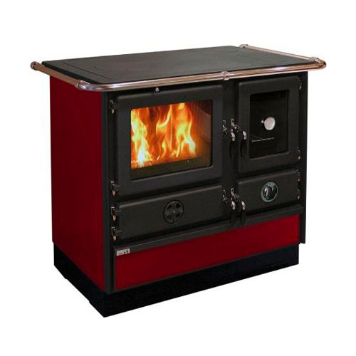 MBS SD SUPER THERMO MAGNUM sporák s TV červený pravý 16,3/10,1kW