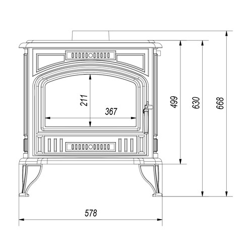 Kratki KOZA K6 (Fi150 mm) černá