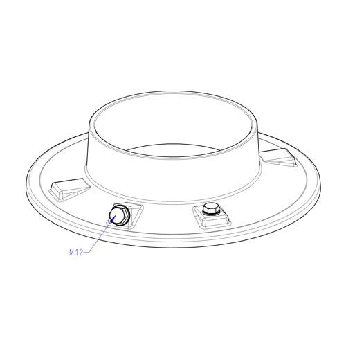 ROMOTOP Příruba litinová 200
