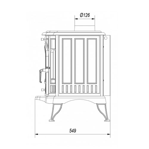 Kratki KOZA K9 ASDP s automatickou regulací (130 mm) černá