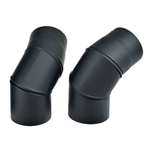 Kouřovod karton koleno stavitelné 180/0-90/1,5 mm