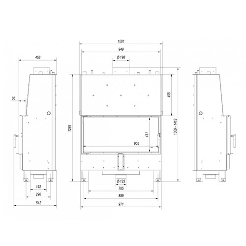 Kratki LUCY 20 +TV rovné sklo