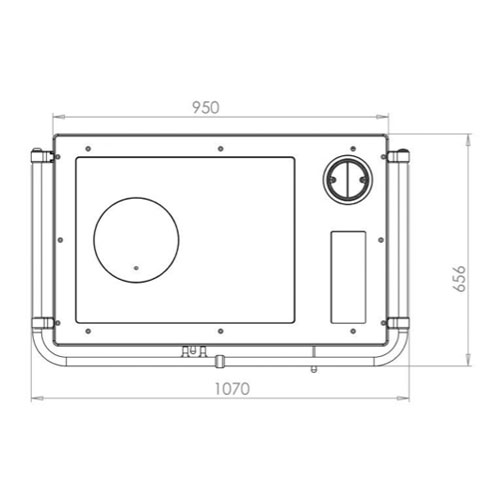 MBS SD MAGNUM PLUS sporák krémový pravý 9,5 kW