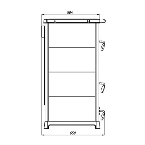 MBS SD OLYMPIA PLUS kamna černá 12,2 kW
