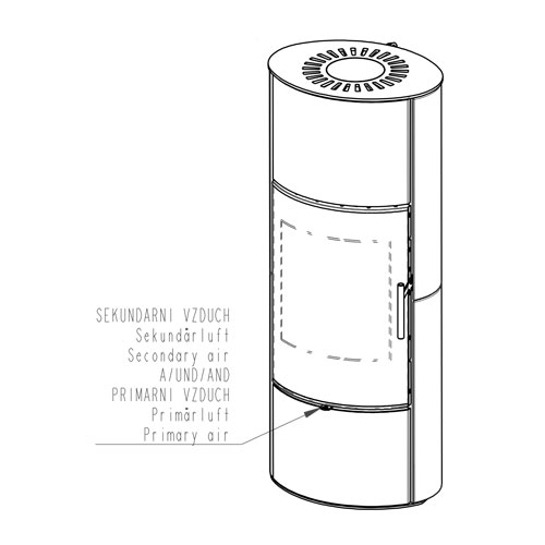 Romotop LAREDO 01 AKUM keramika černá matná 49400