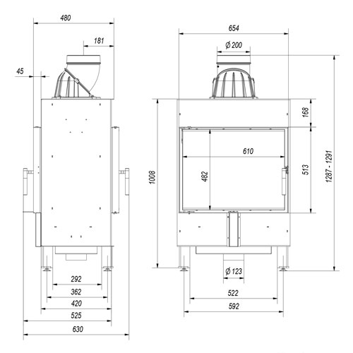 Kratki LUCY 12 T průhledová