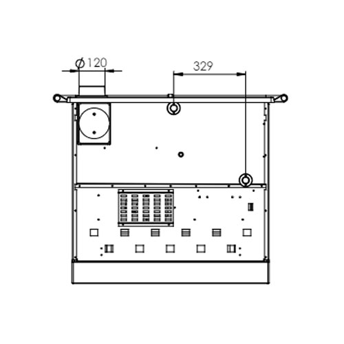 MBS SD THERMO MAGNUM PLUS sporák s TV červený pravý 14,3/10,2kW