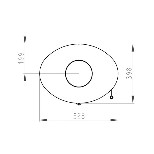 Romotop EVORA 01 keramika, bílá lesklá 90002, korpus černý