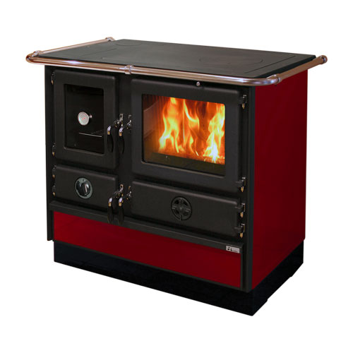 MBS SD SUPER THERMO MAGNUM sporák s TV červený levý 16,3/10,1kW