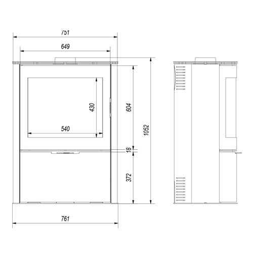 Kratki KOZA AB S 2 černá