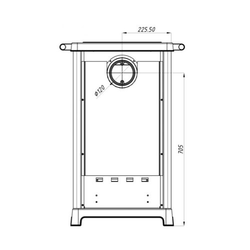 MBS SD OLYMP PLUS kamna černá 10,3kW