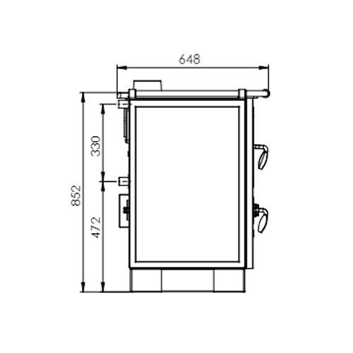 MBS SD THERMO MAGNUM PLUS sporák s TV krémový pravý 14,3/10,2kW