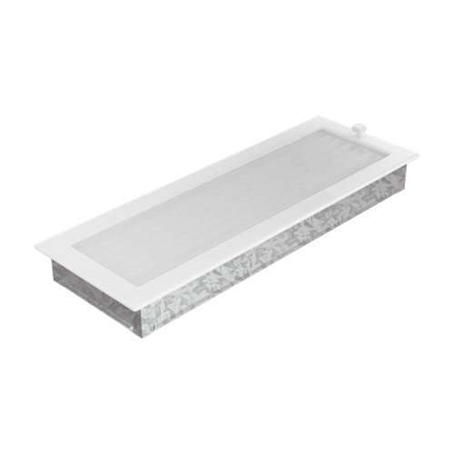 Kratki mřížka 17x49 bílá s žaluzií