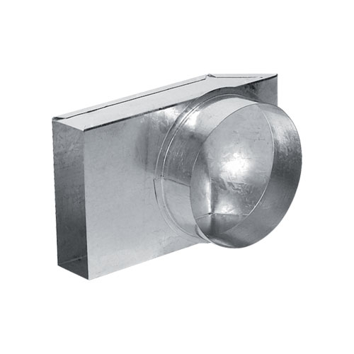 Kratki kanál přechod 90° 150x50/125 mm