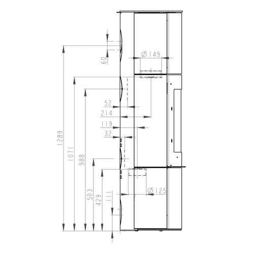 Romotop LUGO N 04 AKUM pískovec, korpus černý