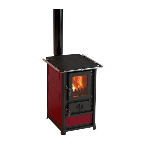 MBS SD OLYMP PLUS kamna tmavě červená 10,3 kW