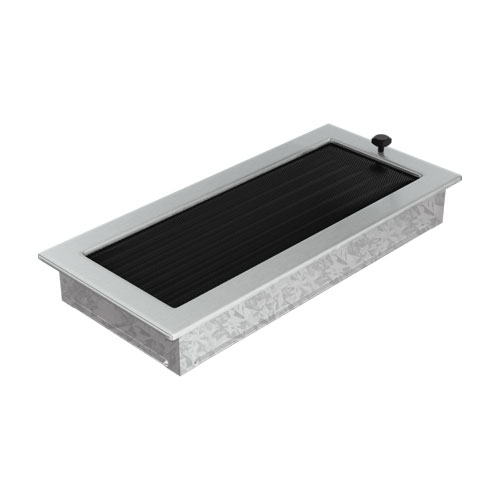 Kratki mřížka 17x37 nerez s žaluzií