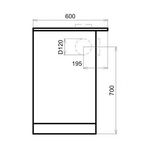 Thorma OKONOM 75 FIKO DE LUXE pravý bílý